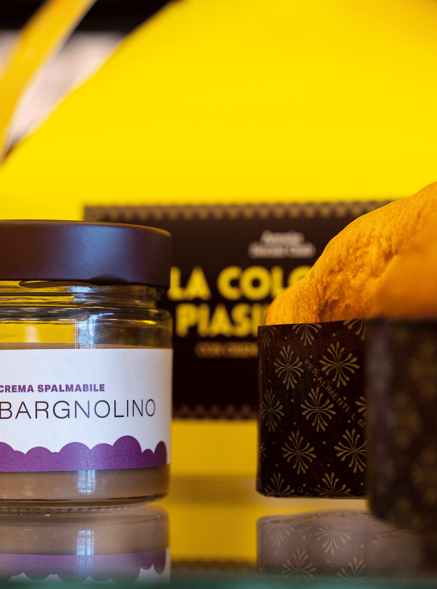 Colomba Piacentina con crema al Bargnolino