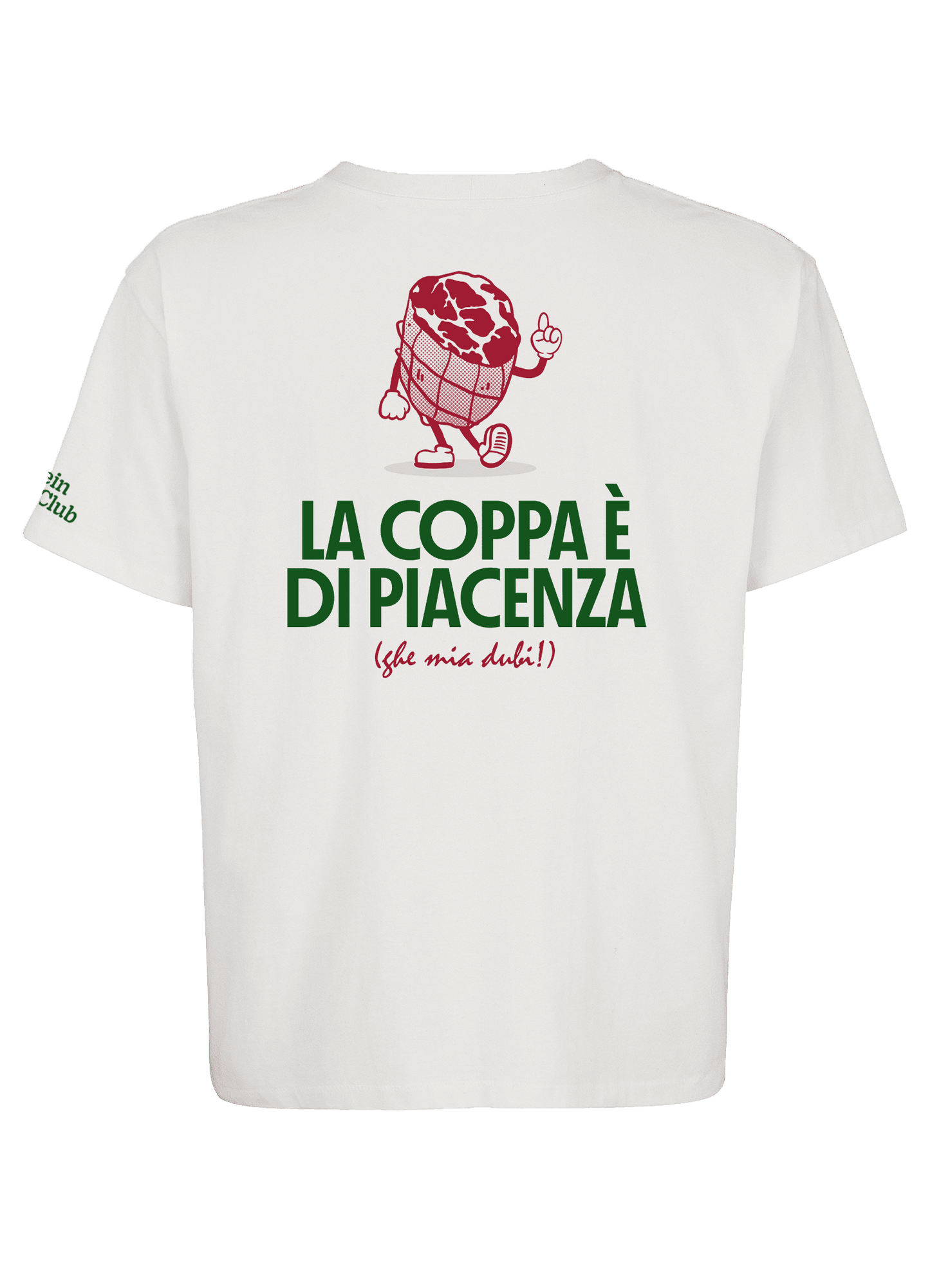 La coppa è di Piacenza (illustrata) - T-Shirt Oversize