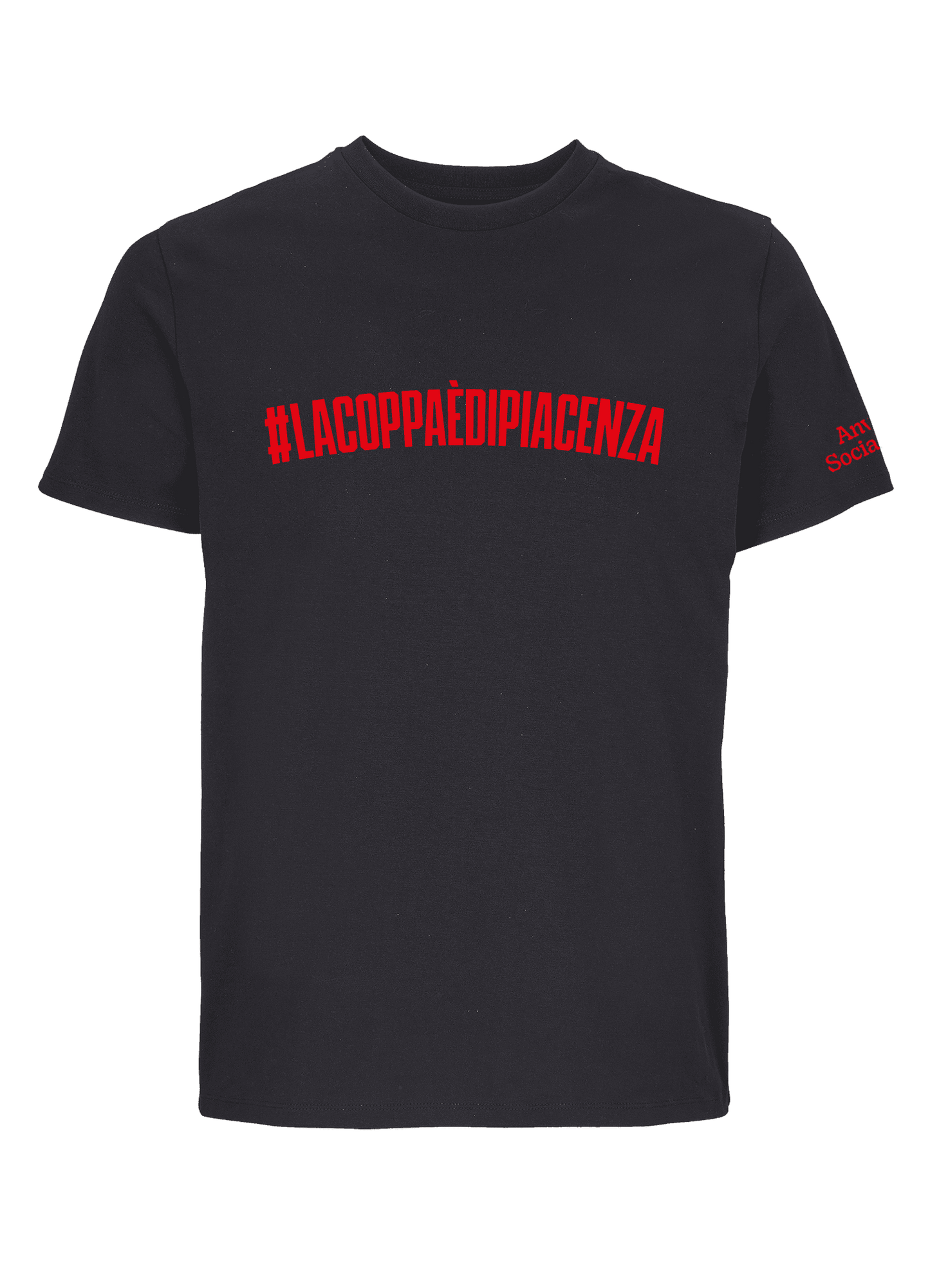 #lacoppaèdipiacenza - T-Shirt Regular Nera
