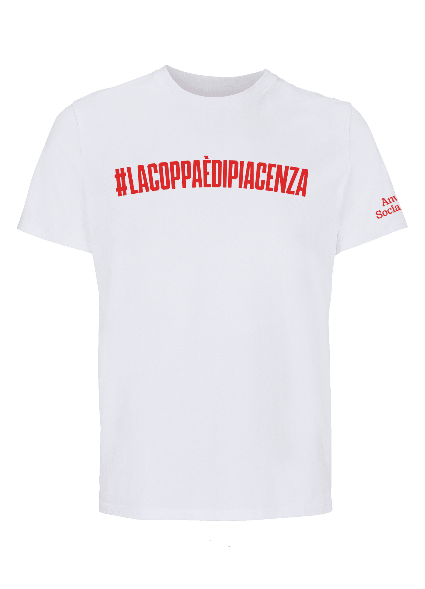 #lacoppaèdipiacenza - T-Shirt Regular Bianca