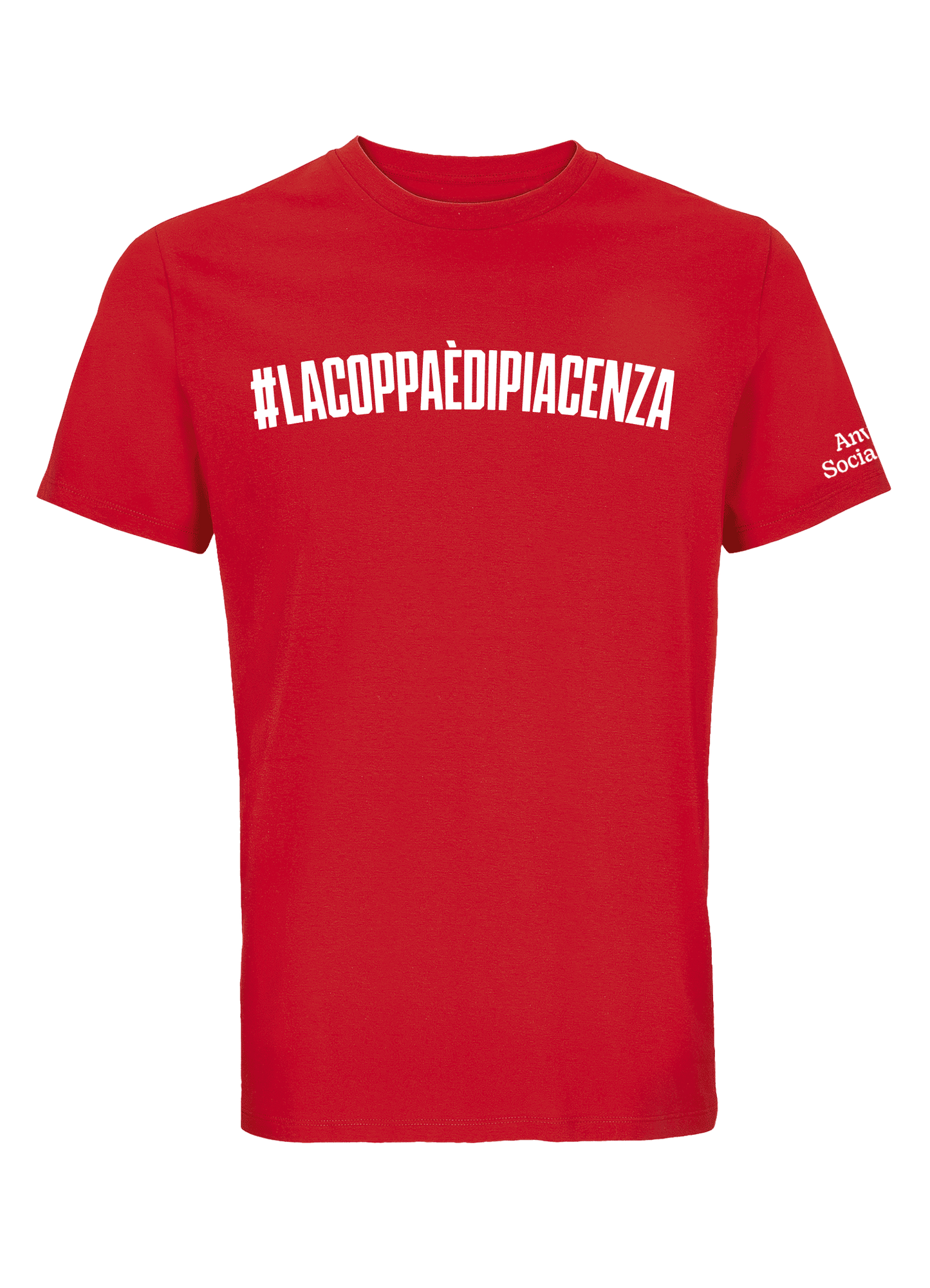 #lacoppaèdipiacenza - T-Shirt Regular Rossa