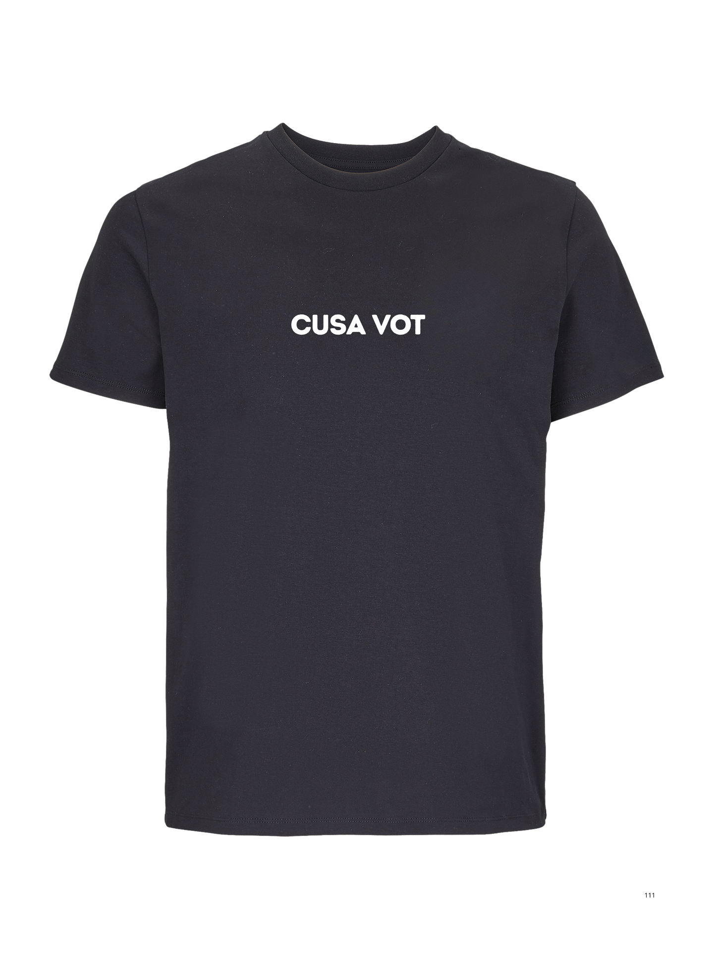 Cusa vot - T-shirt regular nero