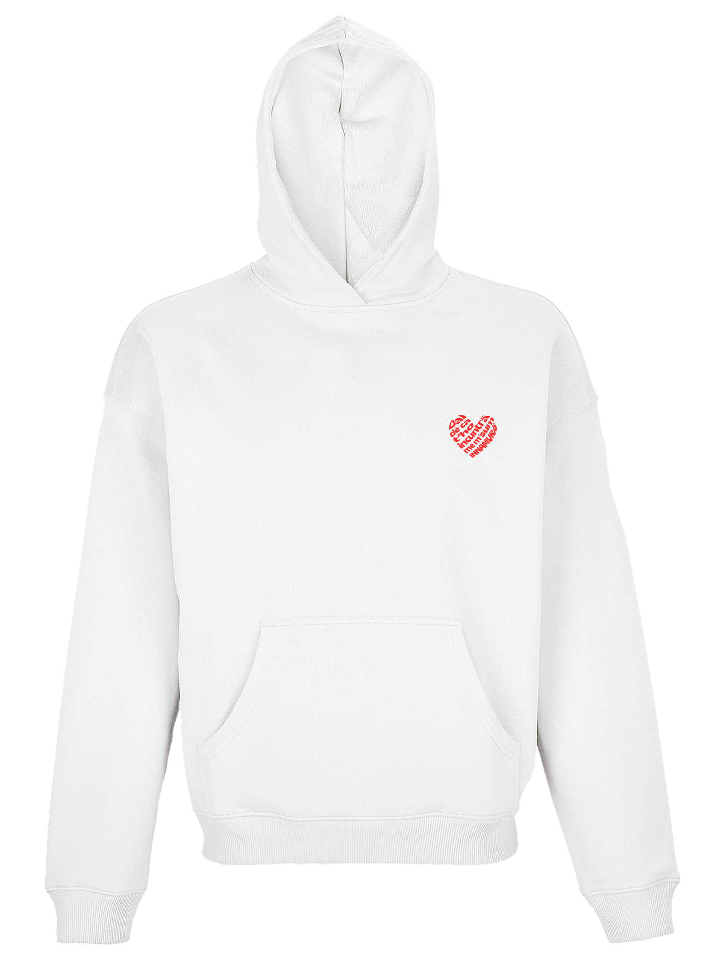 Me m'sum innamurä - Felpa Bianca con cappuccio