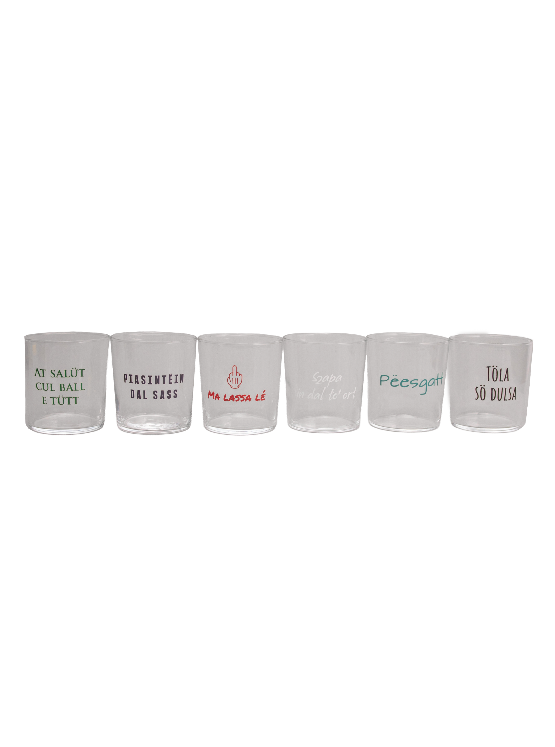 Set Bottiglia 6 Bicchieri Da Liquore Vetro E Argento