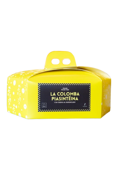 Colomba Piacentina con crema al Bargnolino