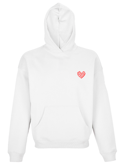 Me m'sum innamurä - Felpa Bianca con cappuccio