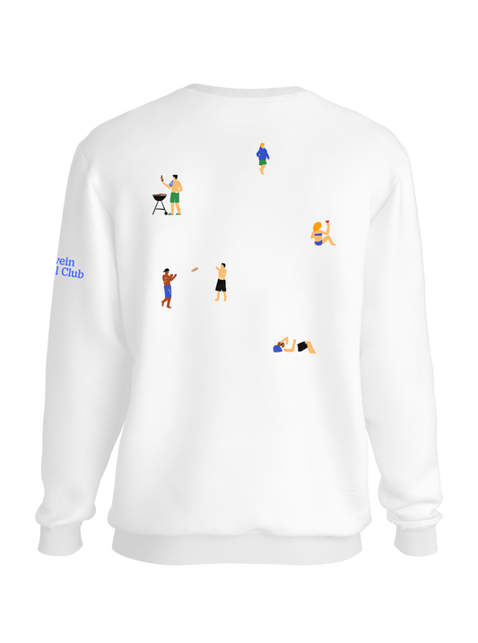 Fiume Trebbia - Felpa Bianca